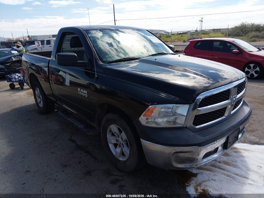 Vin: 3c6jr6ag9jg234442, lot: 46807424, ram 1500 tradesman  4x2 6'4 box 2018 img_1