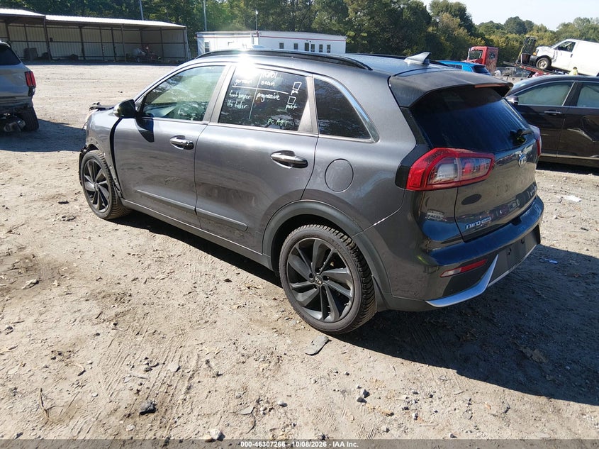 Vin: kndcc3lc7j5141213, lot: 46807465, kia niro ex 20183