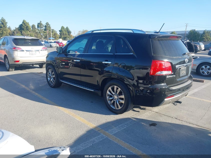 Vin: 5xykw4a26dg341031, lot: 46807525, kia sorento sx 20133