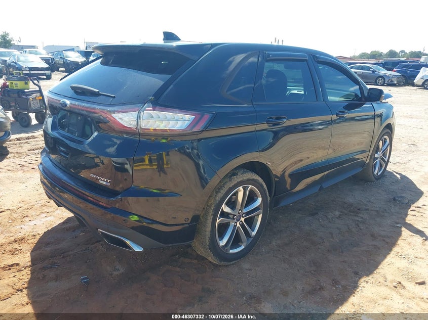 Vin: 2fmpk4ap0gbb87529, lot: 46807531, ford edge sport 20164