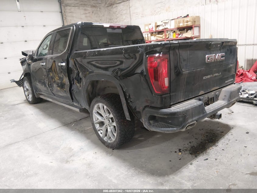 Vin: 3gtu9fet4mg191999, lot: 46807561, gmc sierra 1500 4wd  short box denali 20213