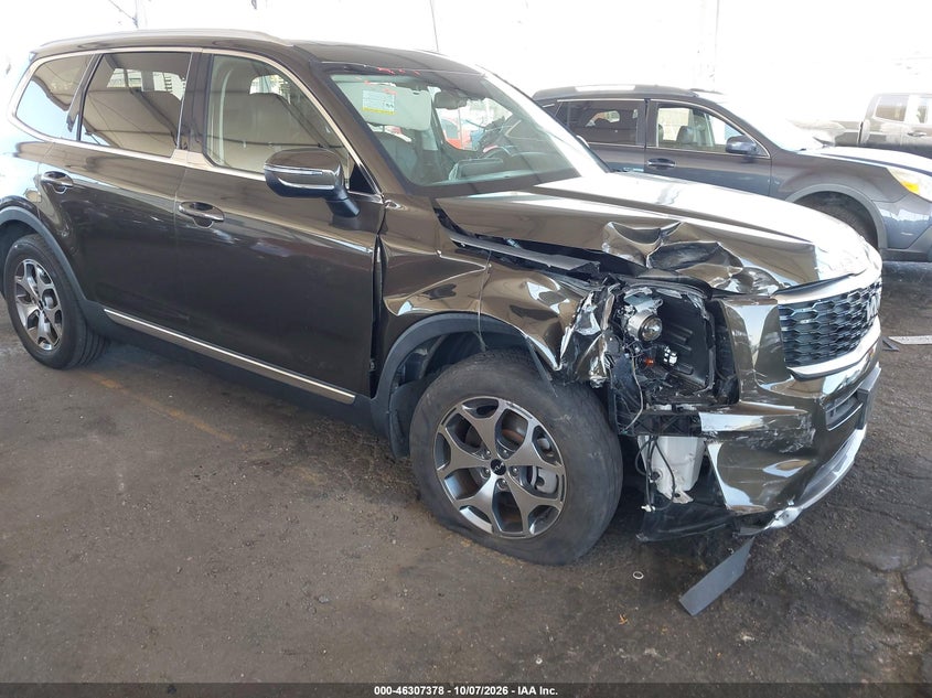 Vin: 5xyp3dhc1ng211561, lot: 46807577, kia telluride ex 20221