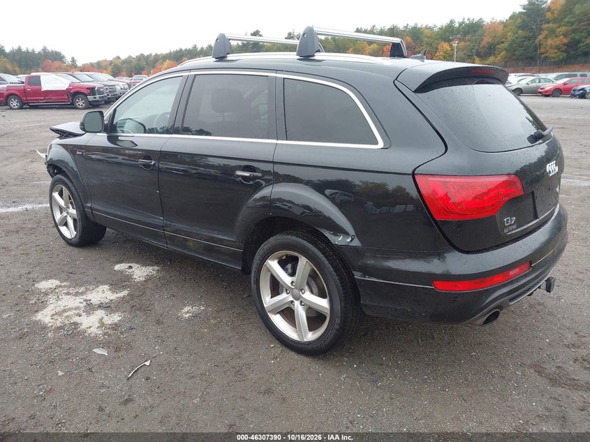 Vin: wa1dgafe4fd027025, lot: 46807589, audi q7 3.0t s line prestige 20153