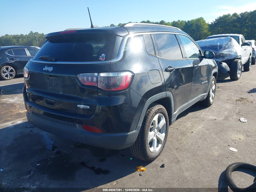Vin: 3c4njcbb0mt501837, lot: 46807590, jeep compass latitude fwd 20214