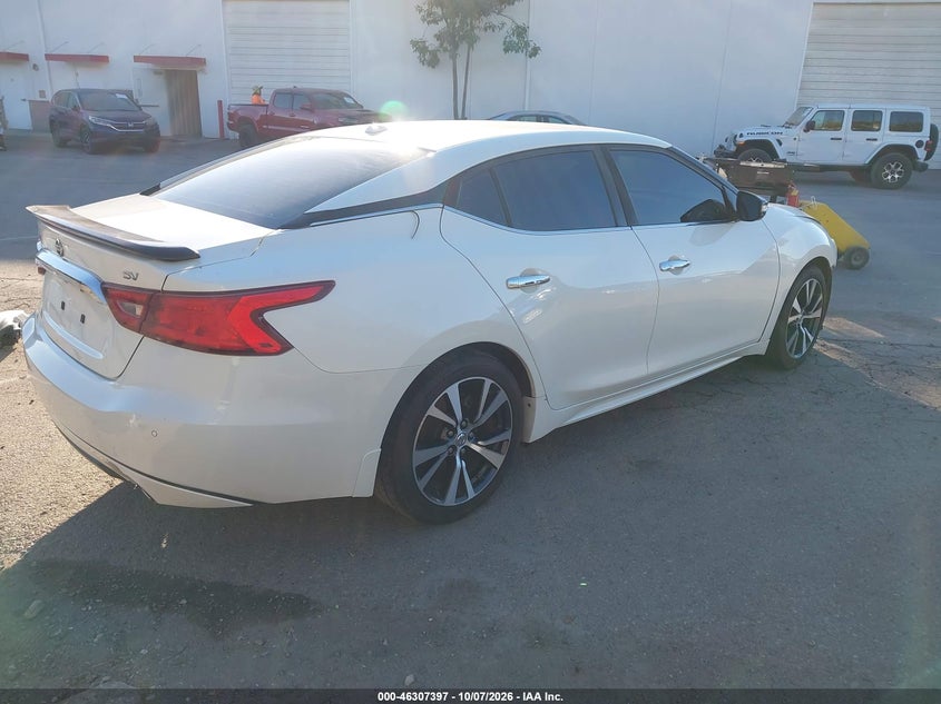Vin: 1n4aa6ap3hc389085, lot: 46807596, nissan maxima 3.5 sv 20174