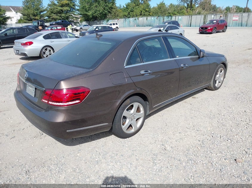 Vin: wddhf5kb3ea892796, lot: 46807609, mercedes-benz e 350 20144