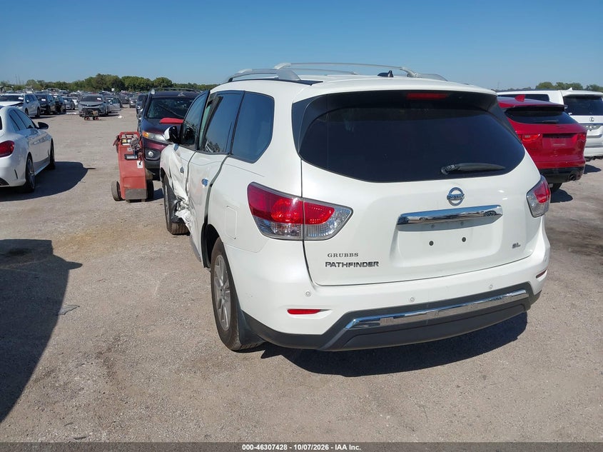 Vin: 5n1ar2mn0gc624817, lot: 46807627, nissan pathfinder sl 20163