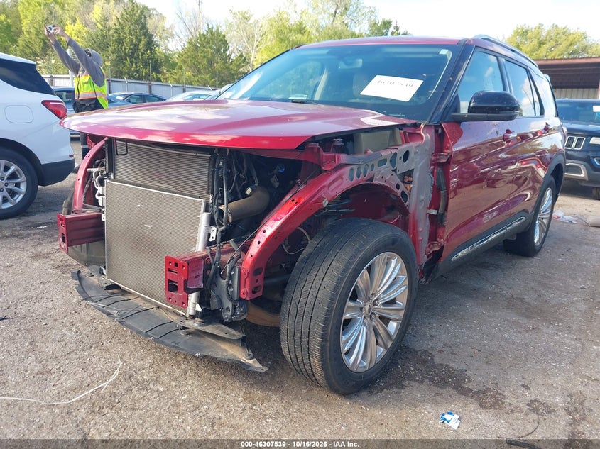 Vin: 1fmsk8fh3mgc40103, lot: 46807738, ford explorer limited 20212