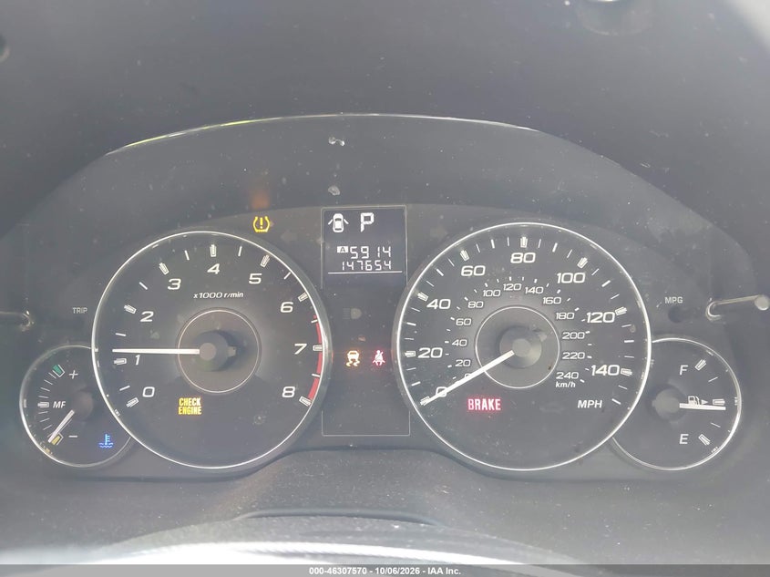 2012 SUBARU LEGACY 2.5I · Фото 7