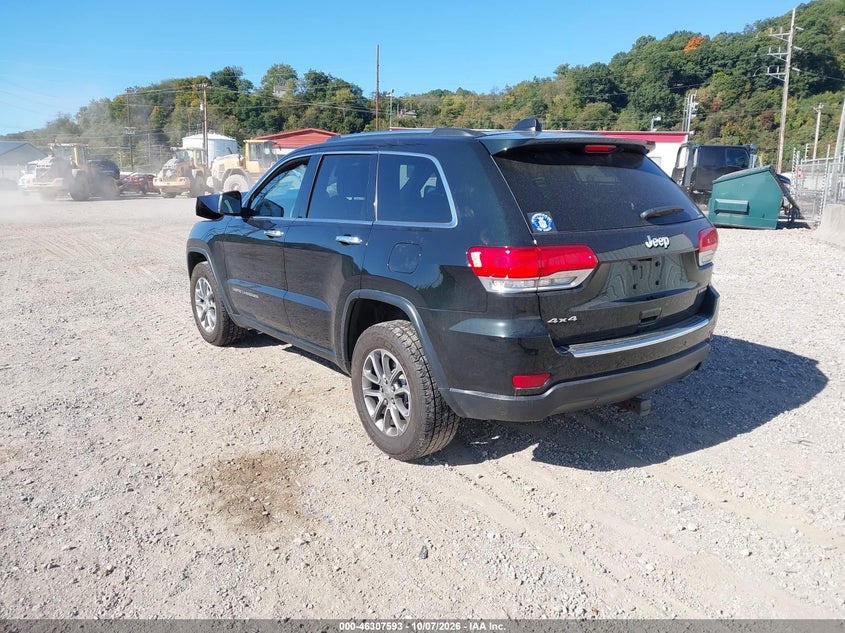 Vin: 1c4rjfbg0fc692320, lot: 46807792, jeep grand cherokee limited 20153