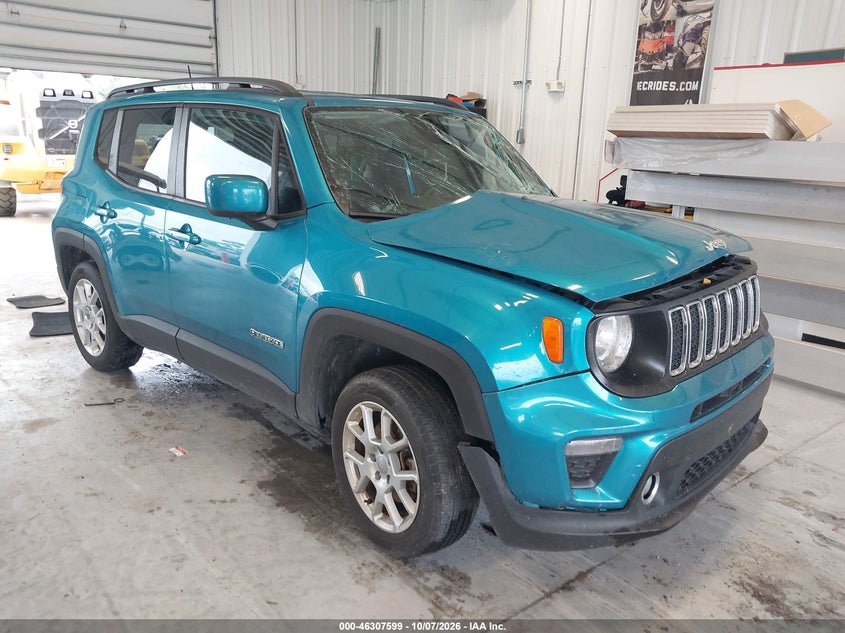 Vin: zacnjabb2lpl18740, lot: 46807798, jeep renegade latitude fwd 20201