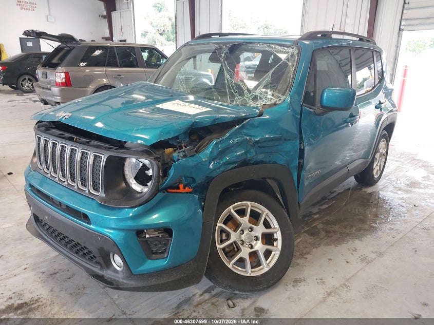 Vin: zacnjabb2lpl18740, lot: 46807798, jeep renegade latitude fwd 20202