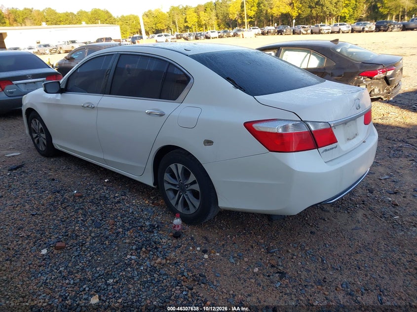 Vin: 1hgcr2f37ea187157, lot: 46807837, honda accord lx 20143