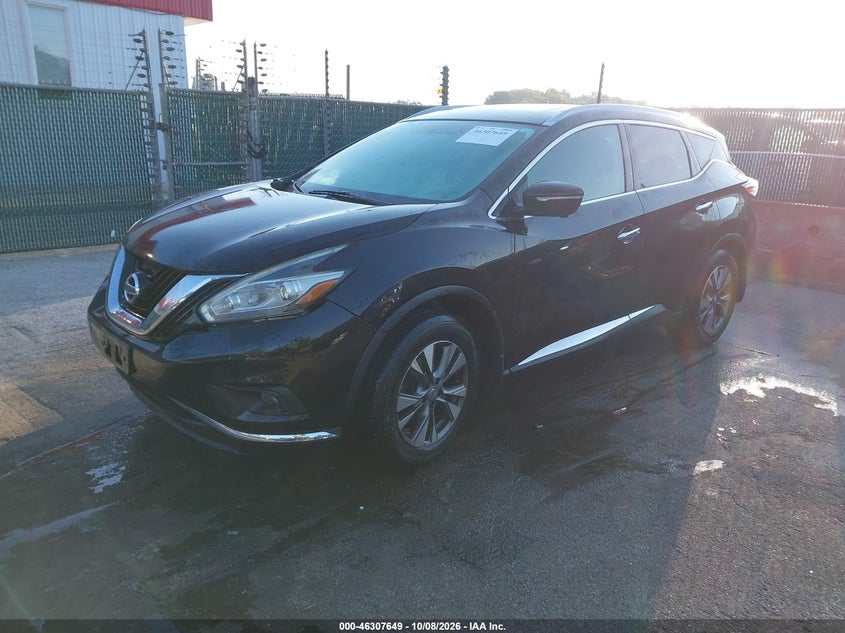 Vin: 5n1az2mh3fn211979, lot: 46807848, nissan murano sl 20152