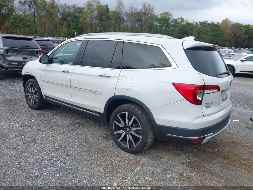 Vin: 5fnyf6h68lb015512, lot: 46807849, honda pilot awd touring 7 passenger 20203