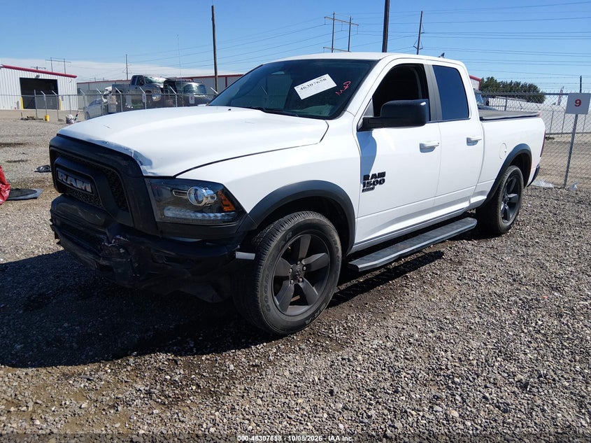 Vin: 1c6rr6gg9ks675976, lot: 46807857, ram 1500 classic warlock  4x2 6'4 box 20192