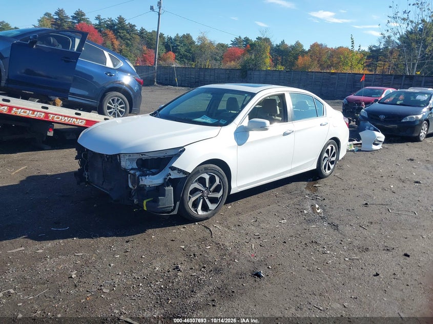 Vin: 1hgcr2f73ga024978, lot: 46807892, honda accord ex 20162