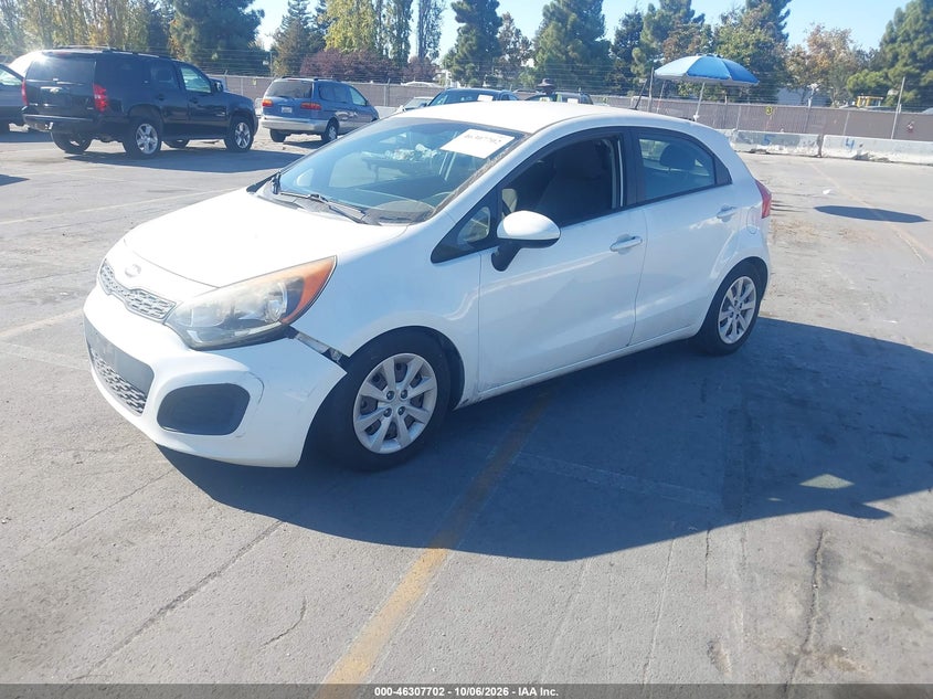 KIA RIO 2013 VIN KNADM5A36D6285122