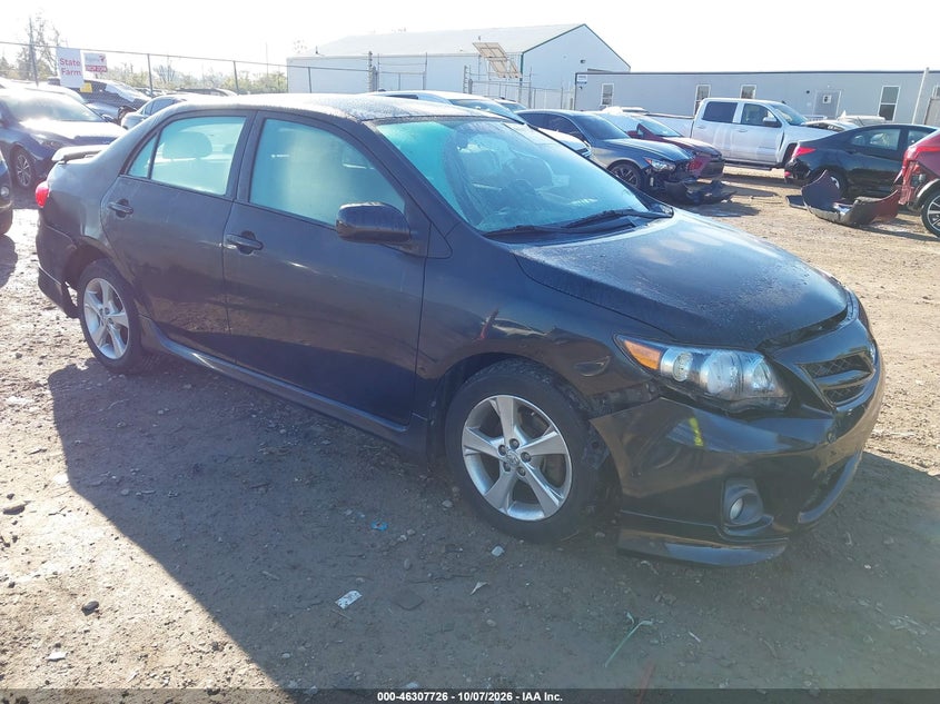 Vin: 2t1bu4ee7bc617171, lot: 46807925, toyota corolla s 20111