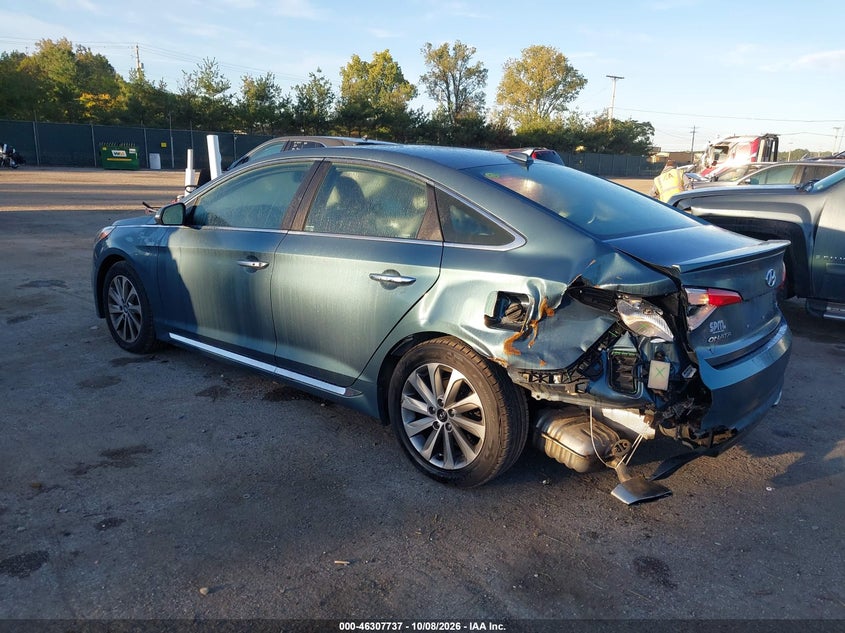 Vin: 5npe34af7fh070761, lot: 46807936, hyundai sonata sport 20153