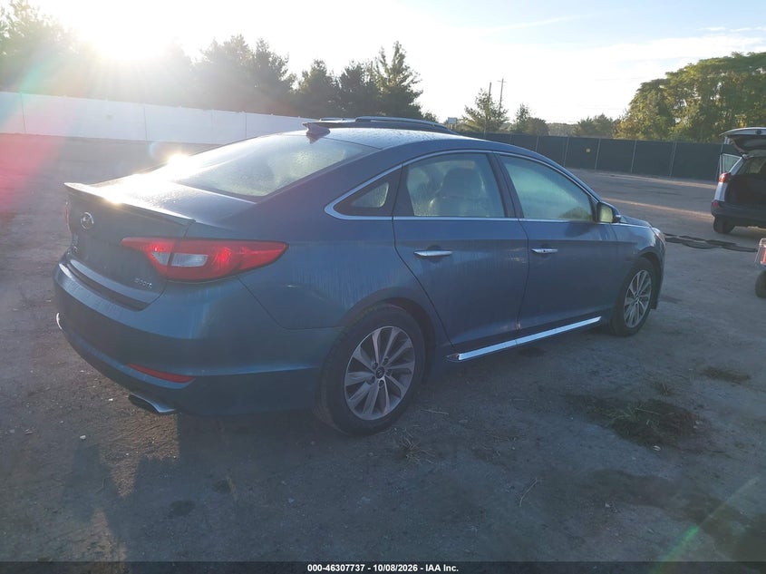 Vin: 5npe34af7fh070761, lot: 46807936, hyundai sonata sport 20154