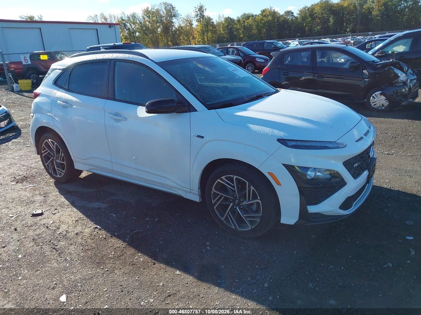 Vin: km8k3ca3xnu822889, lot: 46807956, hyundai kona n line 20221