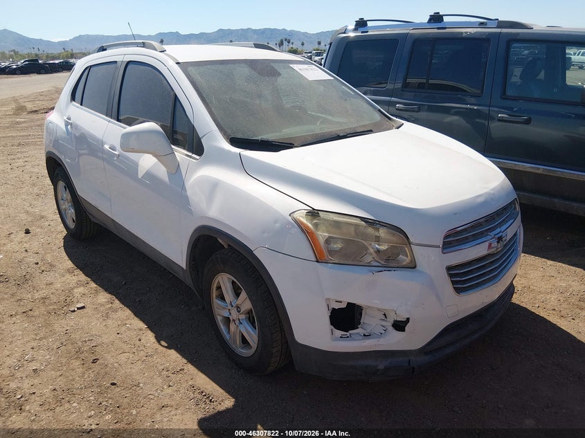 Vin: 3gncjlsb3fl246134, lot: 46808021, chevrolet trax lt 20151