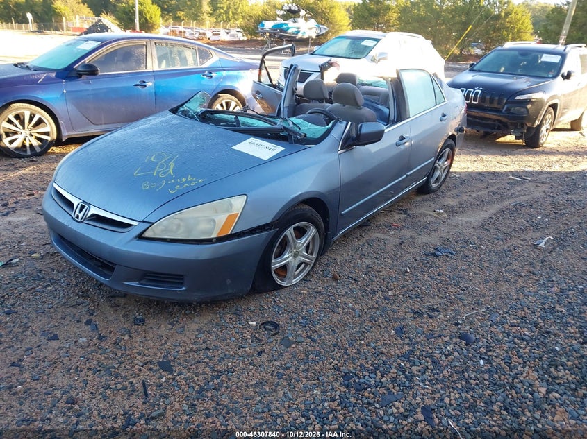 2007 Honda Accord 2.4 Ex, All Over, IAAI, VIN 1HGCM56787A163536 — photo 2