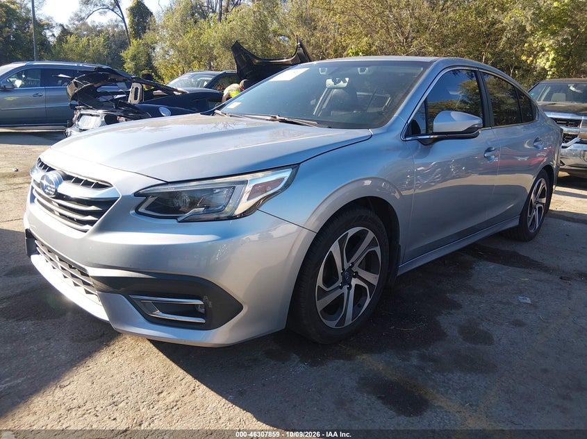 2021 Subaru Legacy Limited Xt, Hail, IAAI, VIN 4S3BWGN68M3010891 — photo 2