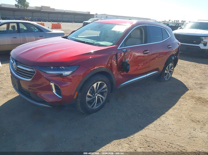 Vin: lrbfznr42nd011616, lot: 46808064, buick envision fwd essence 20222