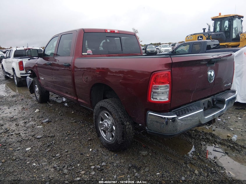 Vin: 3c6ur5cjxkg633958, lot: 46808066, ram 2500 tradesman  4x4 6'4 box 20193
