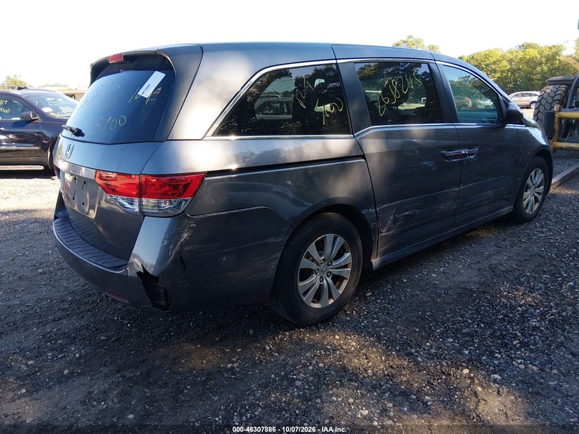 Vin: 5fnrl5h43hb004379, lot: 46808085, honda odyssey ex 20174