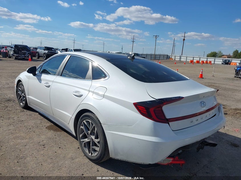 Vin: 5npef4ja2mh108146, lot: 46808140, hyundai sonata sel 20213