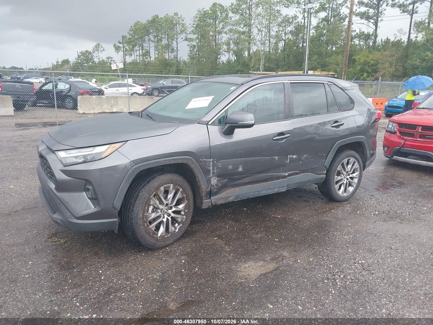 Vin: 2t3c1rfv9nc201188, lot: 46808149, toyota rav4 xle premium 20222