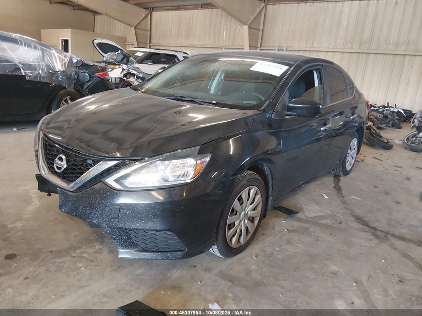 Vin: 3n1ab7ap6jy336734, lot: 46808153, nissan sentra s 20182