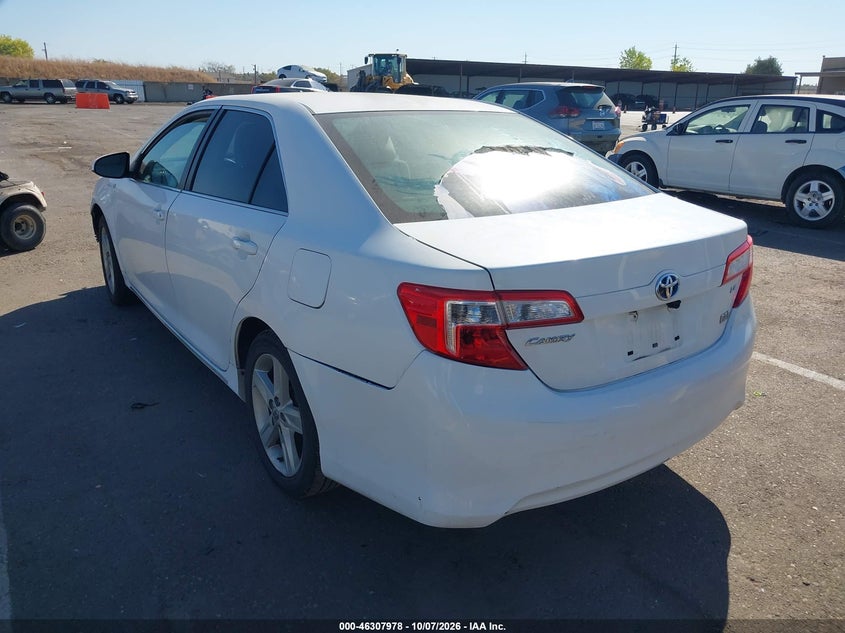 Vin: 4t1bd1fk8du066480, lot: 46808177, toyota camry hybrid le 20133