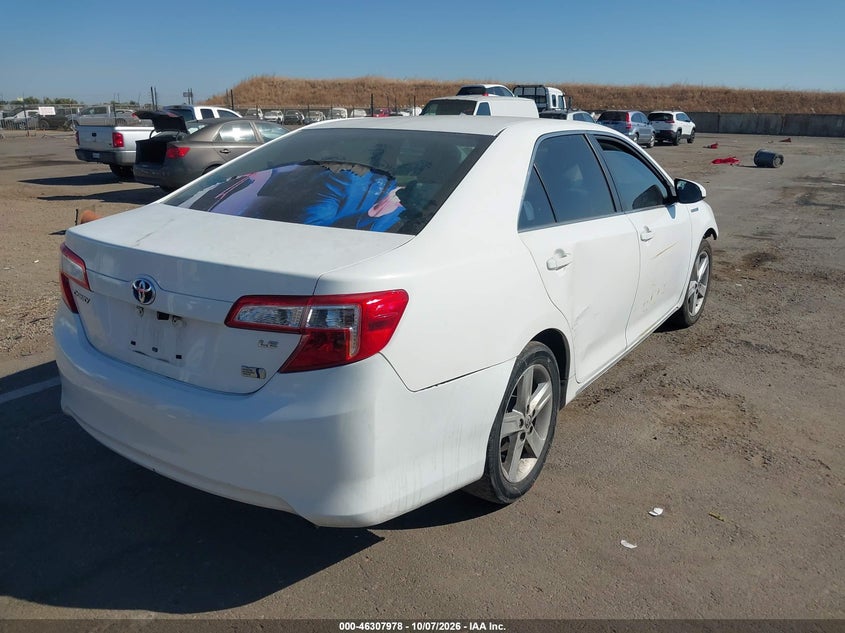 Vin: 4t1bd1fk8du066480, lot: 46808177, toyota camry hybrid le 20134