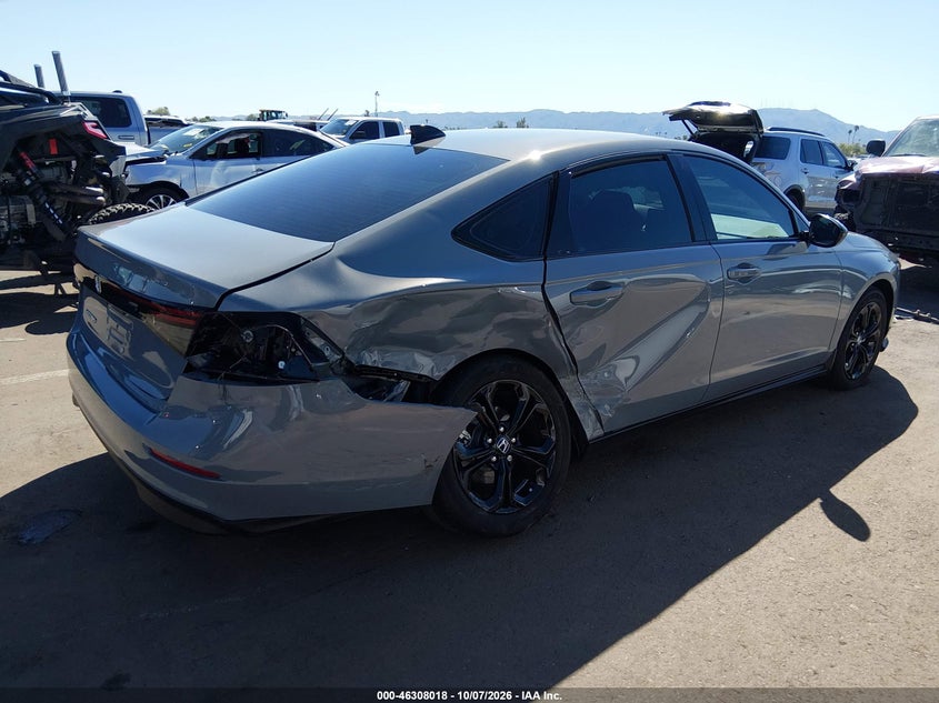 Vin: 1hgcy1f48sa057275, lot: 46808217, honda accord se 20254