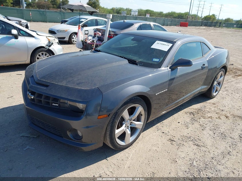 Vin: 2g1fk1ej7a9186552, lot: 46808238, chevrolet camaro 2ss 20102