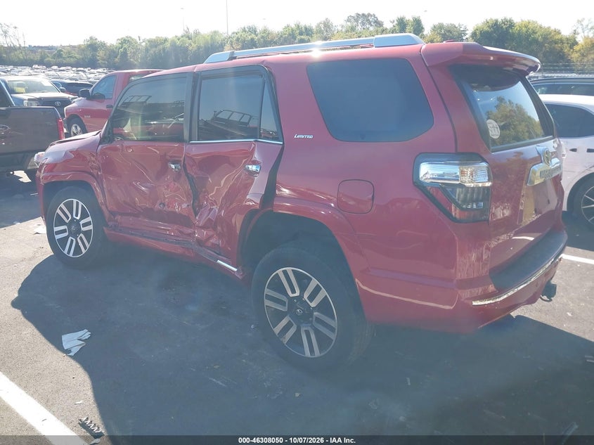 Vin: jtebu5jr3k5688438, lot: 46808249, toyota 4runner limited 20193