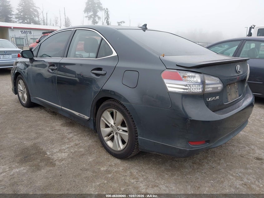 Vin: jthbb1ba9a2007452, lot: 46808264, lexus hs 250h 20103