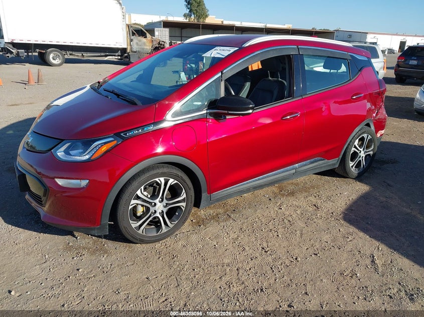 Vin: 1g1fx6s00h4156459, lot: 46808295, chevrolet bolt ev premier 20172