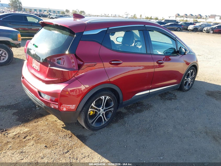 Vin: 1g1fx6s00h4156459, lot: 46808295, chevrolet bolt ev premier 20174