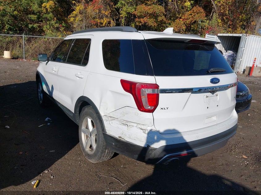 Vin: 1fm5k8d83hga39789, lot: 46808298, ford explorer xlt 20173