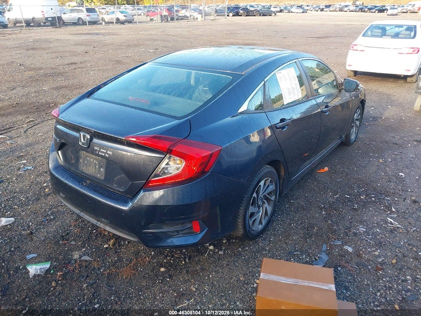 Vin: 19xfc2f73ge228688, lot: 46808303, honda civic ex 20164