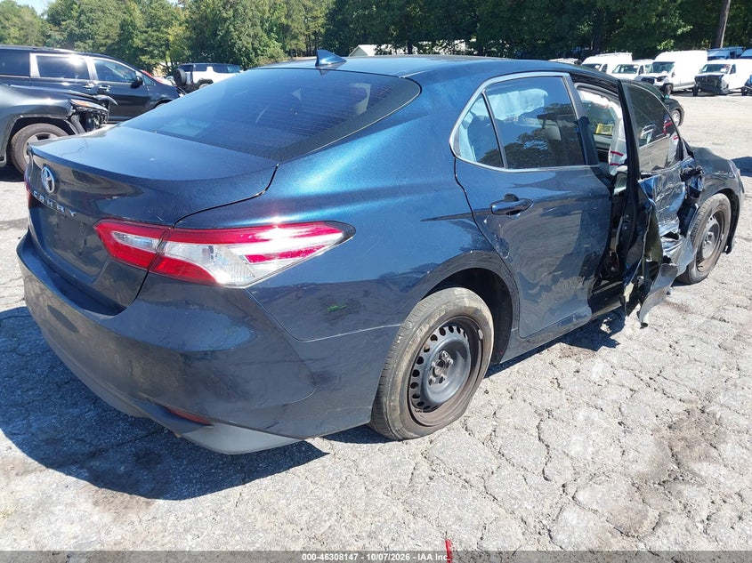 Vin: 4t1a11ak8lu500584, lot: 46808346, toyota camry l 20204