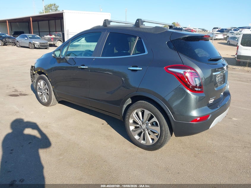 Vin: kl4cjasb0hb251710, lot: 46808368, buick encore preferred 20173