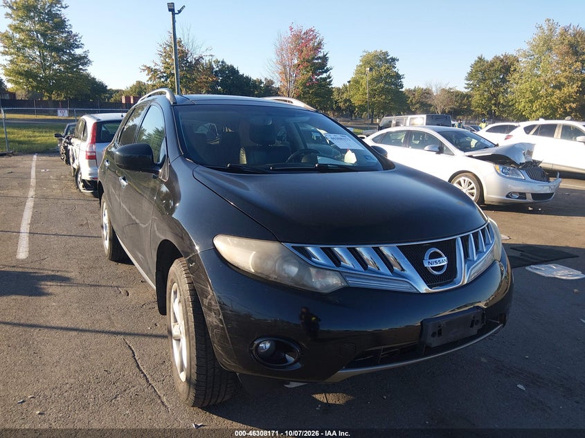 Vin: jn8az1mw7aw135350, lot: 46808370, nissan murano sl 20101