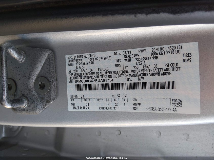 2014 FORD ESCAPE SE · Фото 9