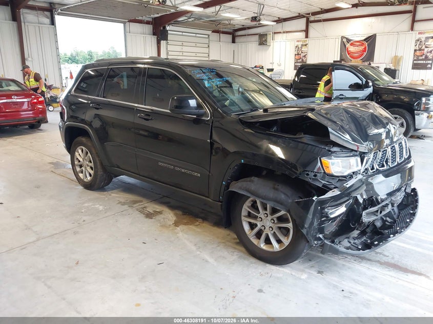 Vin: 1c4rjeag5mc595221, lot: 46808390, jeep grand cherokee laredo e 4x2 20211